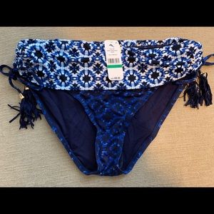 NWT Tommy Bahama Shibori High Waist Bikini Bottoms